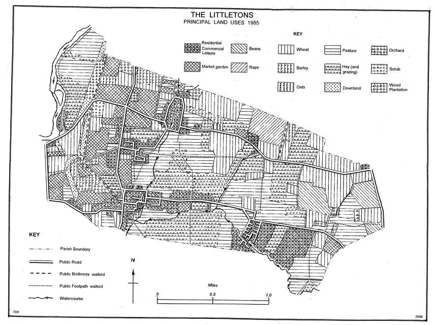 Littleton Maps   Land Use Map 1985 